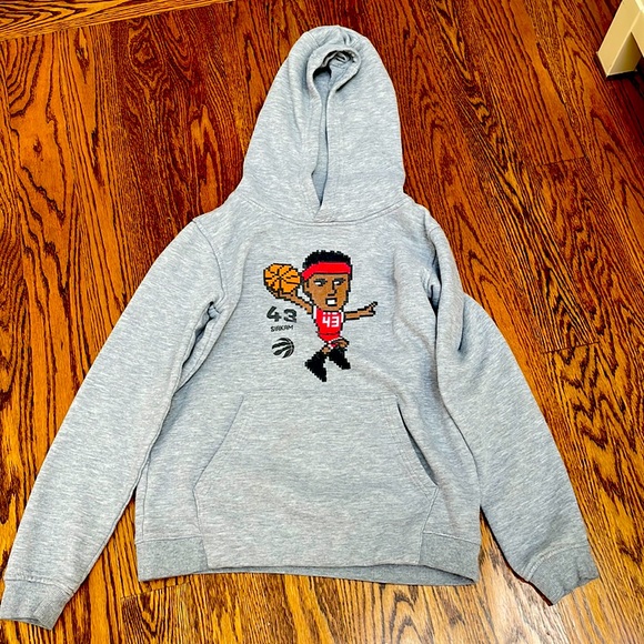 NBA Raptors Pascal Siakam Grey Hoodie - Picture 2 of 4